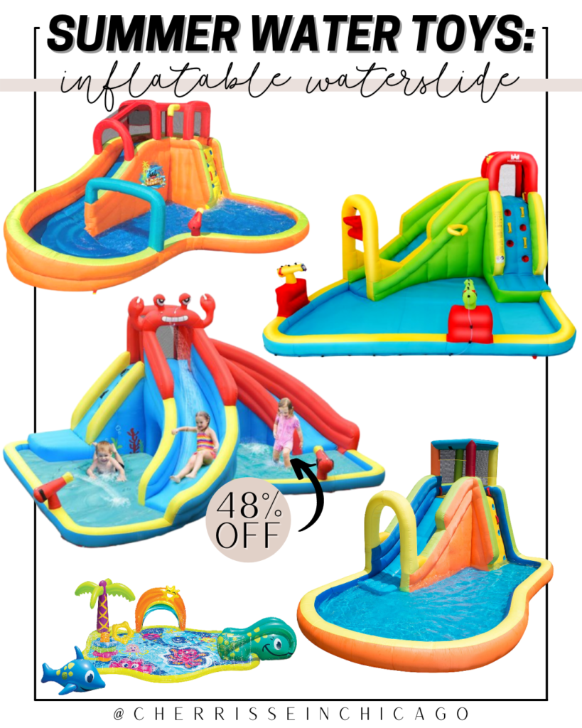 Summer water toys inflatable waterslides