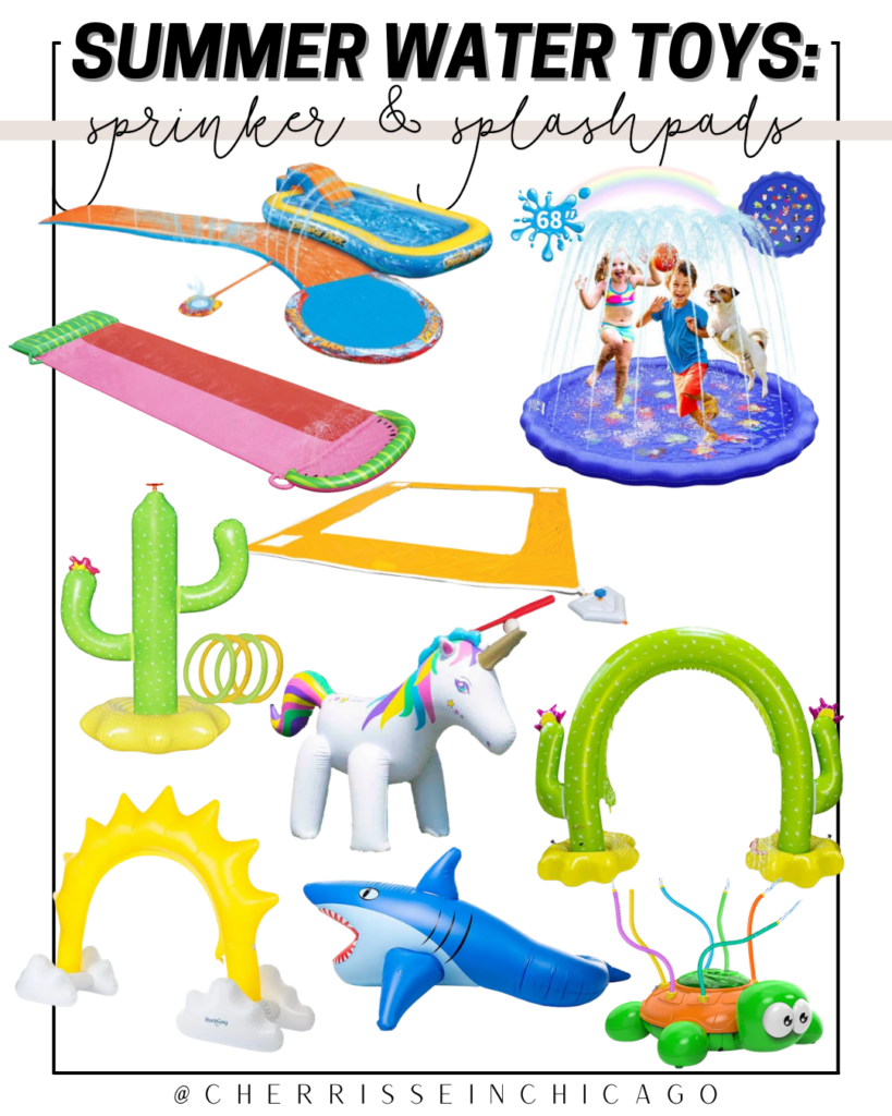 Summer water toys sprinkers-splashpads-slipnslides