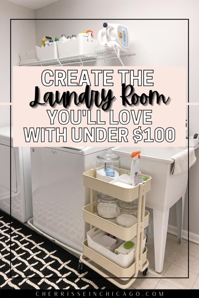 Laundry Room Organization + Update